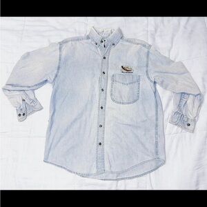 Vintage Denim Alaska Button-Down Shirt